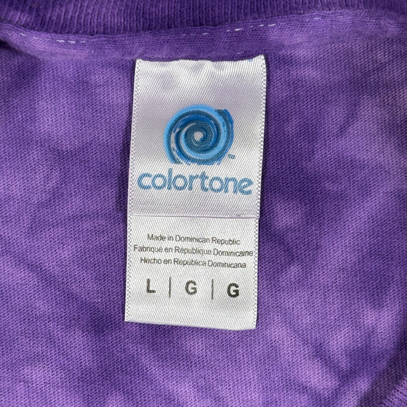 Strange Broo Shirt Adult LARGE Purple Tie Dye Colortone Little Miami Brewing Co - Picture 5 of 7